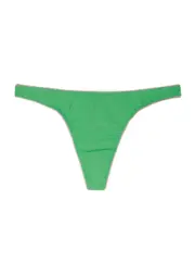Dora Larsen Angie Stretch-cotton Thong - Green 10 (UK10 / S)