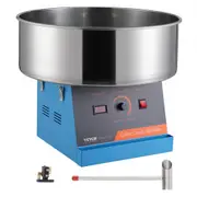 VEVOR Electric Cotton Candy Machine, 1000W Candy Floss Maker, Commercial Cotton Candy Machine with Stainless Steel Bowl, and Sugar Scoop, Perfect for