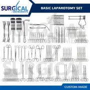 3 Custom Made Basic Laparotomy Instruments Sets Stainless Steel German Grade