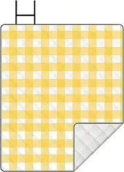 Picnic Blankets Waterproof,Foldable Large Picnic Blanket Waterproof - Indoor Group Activity Machine Washable Rug Lightweight Portable for Grass, Beach