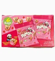 Meiji Hello Panda Cookies - Strawberry Creme Filled ( 2.2 Ozs, 6 Bags) Full Box