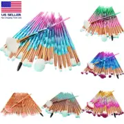 20pcs Eye Shadow Foundation Blending Brush Set Makeup Cosmetic Tool Diamond