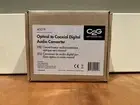 C2G Optical to Coaxial Digital Audio Converter TAA Compliant / New