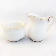 DAYBREAK Royal Albert After Dinner Creamer & Sugar made England NEW NEVER USED