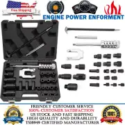 Auto Truck Diesel Fuel Injector Removal Tool Kit Extractor Slide Hammer Puller