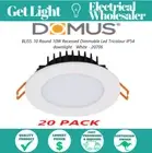 20 PACK - Domus 20706 Bliss 10W LED Downlight Tri Colour LED