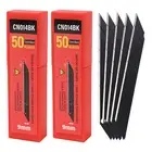 100 PCS 9mm Black Blade for OLFA Knife Window Tint Carbon Fiber 30 Degree Blades