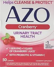 AZO All Natural Concentrated Cranberry Tablets, 50 Count