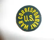 c0001 WW 2 Civilian US WAR CORRESPONDENT Patch round Ernie Pyle R10A