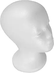 BESTYASH Wig Mannequin Head for Hat Display Lightweight Model Stand Durable and Portable Head Display for Women for Salon Photo Shoots