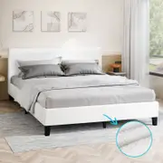 ALFORDSON Bed Frame Boucle Fabric King