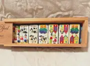 Old Dutch Domino Game - unique game pieces