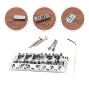 Guitar Hardtail Bridge Metal Guitar Bridge 6- String Guitar Saddle Bridge