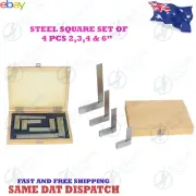 Precision Engineering Square set ground 2-3-4 & 6" 4pc boxed Australian Stock