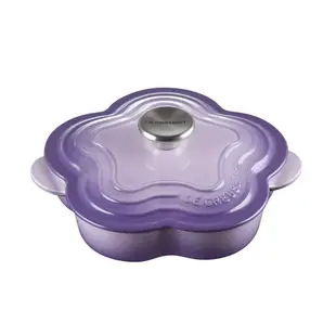 Le Creuset 藍鈴紫 花鍋 山茶花 鑄鐵鍋 20cm 深鍋 淺鍋