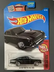 2016 HOT WHEELS THEN & NOW 1/10 - #101 1963 ASTON MARTIN DB5 - LONG CARD
