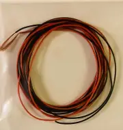0.05mm / 30AWG Insulated PVC Single Core Copper Hook Up Wire - Red & Black