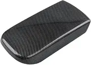ABS Central Console Armrest Box Pad Trim Arm Rest Lid Decorative Cover Cap Compatible For Chevrolet Trax 2024(Carbon Look)