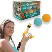 Schildkröt® Foam Ball Guns Replacement Balls, 6 Orange and 6 Blue Replacement Balls for Schildkröt Fire Blaster, Diameter 2.7 cm