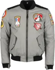 Helstons Lynx Motorcycle Textile Jacket, silver, Size 2XL for Men