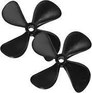 Vaguelly 1 Pair of Rc Boat Propellers, 70mm Rc Boat Part Rc Boat Repairing Propeller Engine Boat Accessory