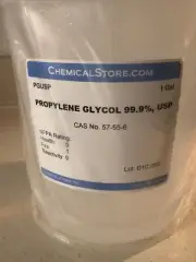 One Gallon Vegetable Propylene Glycol USP PG 99.9%