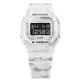 【CASIO】卡西歐 G-SHOCK 冰凍森林系列 經典方形 200米防水 運動電子錶 DW-5600GC-7 迷彩白