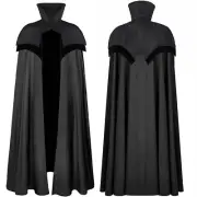 Vampire cloak with collar Gothic costume Long halloween cape Gothic cloak