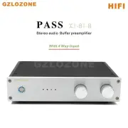 HIFI PASS X1-B1-B Buffer Preamplifier Stereo Audio Preamp With 4 Way Input