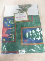 NIP Bardwil Seasons Timberline Retreat Tablecloth - 52" x 52" Square - Moose
