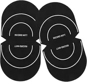 Generic 2Pcs Vinyl Record Cleaner Mitts Static Record Handler for Safe Handling Dust Protection Soft Microfiber Material for Record Lovers and Musicians Accessory
