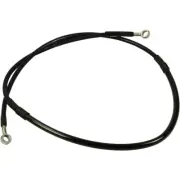 Ballards Yamaha YZ250F/450F 14-25 Black Front Braided Brakeline