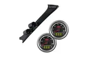 Pillar Pod w/ 2in1 Boost Ext Temp & Dual Volts Gauge for Toyota Hilux 1997-05
