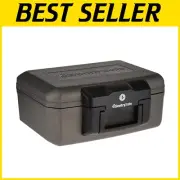 UL Classified Fireproof Safe with Key Lock - Secure 0.18 Cubic Feet Chest Box