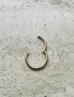 Cartlige Helix Rook Septum 14k Solid Gold Nose Clicker Conch Daith Hoop Jewelry