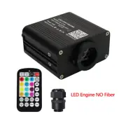 New 16W Twinkle RGBW Fiber Optic Star Ceiling Lights Kit Smart APP Sound Control
