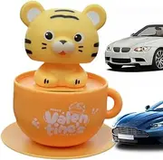 Car Dashboard Decorations,Car Figures for Dashboard - Solar-Powered Animal Shaking Head Ornament Cute for Desktop Men Women Inside Home Interior