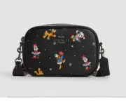 NWT Coach Disney X Coach Mini Jamie Camera Bag With Holiday Print-CN207