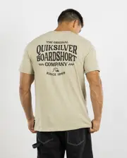 [Quiksilver] Quiksilver Men's Tail Spin T-Shirt in Abbey Stone Grey Size XL XL Abbey Stone Grey
