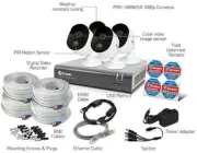 DVR- 8 Channel Digital Swann 4 bullet Camera 1080p Full HD Security System
