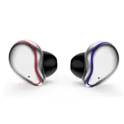 5.0 Wireless BluetoothHeadphones 3D Stereo Sound Waterproof Headphones Noise Cancelling Earbuds-Silver