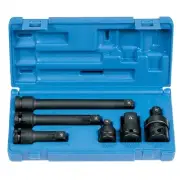Grey Pneumatic 6 Piece 1/2" Drive Impact Socket Adapter Extension Set 2200