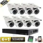 8CH 5-in-1 DVR 5MP 4-in-1 9-22mm Varifocal Zoom Security Camera System IP66 5h0