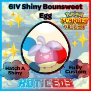 BOUNSWEET ✨ SHINY 6IV EGG ✨ Pokemon SCARLET and VIOLET - Hatches at lv1 Max IVs