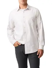 [Rodd & Gunn] Castlepoint Long Sleeve Shirt in Champagne