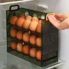 Kitchen Storage Refrigerator Side Door Storage Box Egg Box Egg Tray Egg Storage