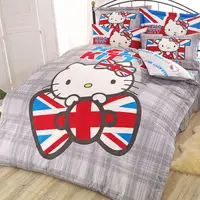 在飛比找蝦皮購物優惠-斷貨出清 HELLO KITTY 英倫風 精梳棉 問貨再下單