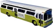 Corgi CLASSICS Fishbowl BUS 1:50 SCALE Peoria Mass Transit, Peoria IL NIB C54506