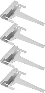 eMagTech 4pcs Refrigerator Drain Tube Clip Evaporator Replacement DA61-06796A AP5579885 Compatible with Samsung Refrigerator Silver