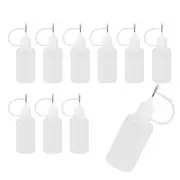 10Pcs 30Ml Plastic Squeezable Tip Applicator Bottle Refillable Dropper6097